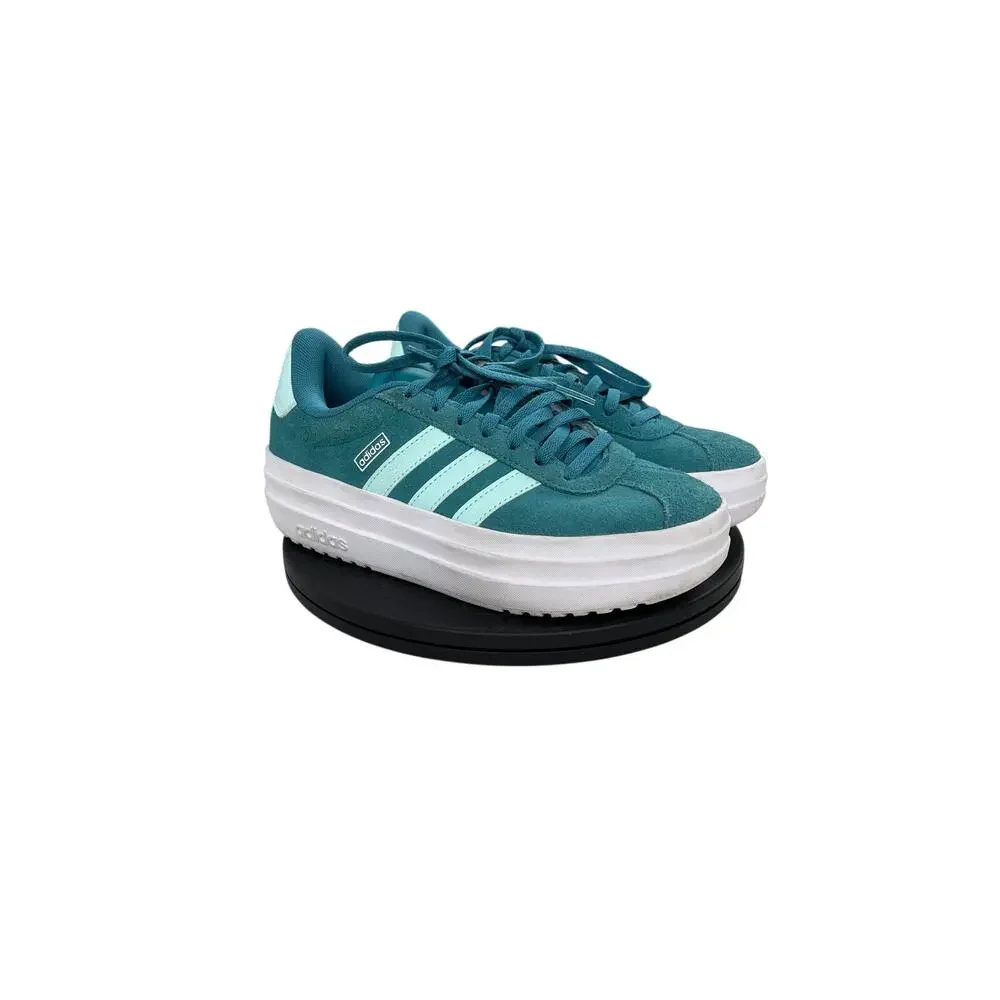 adidas VL Court Bold J 'Arctic Fusion' (IH4778) Platform Sneakers Size 3.5 Green